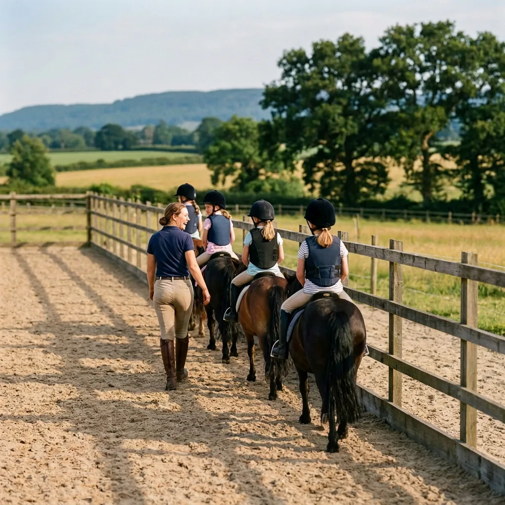 Cours de poney à Satolas-et-Bonce, Isère